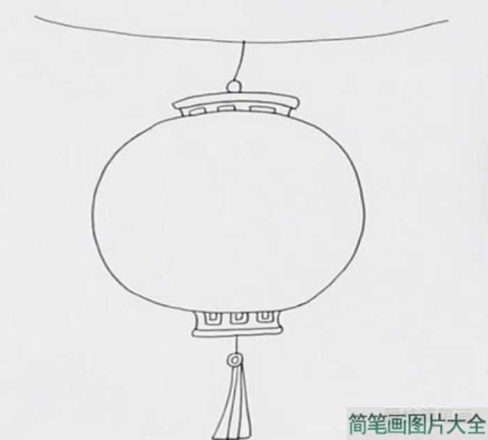 彩色灯笼简笔画  第2张