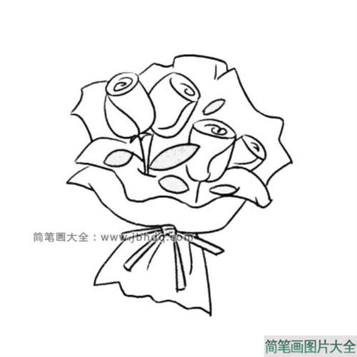 花束简笔画