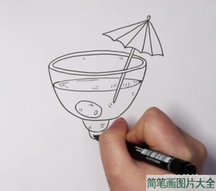 果汁简笔画  第2张