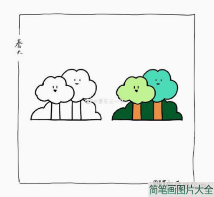 大树简笔画