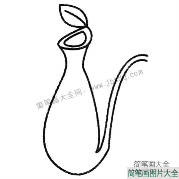 猪笼草简笔画大全及画法步骤  第4张