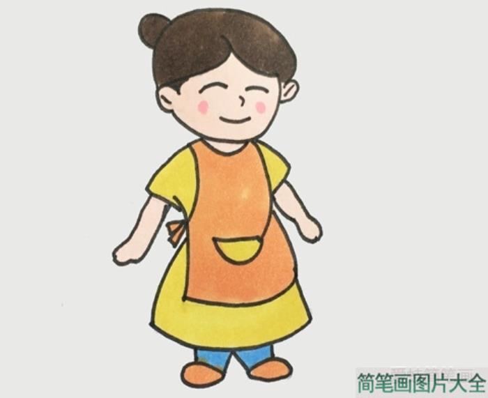 带围裙的妈妈  第4张