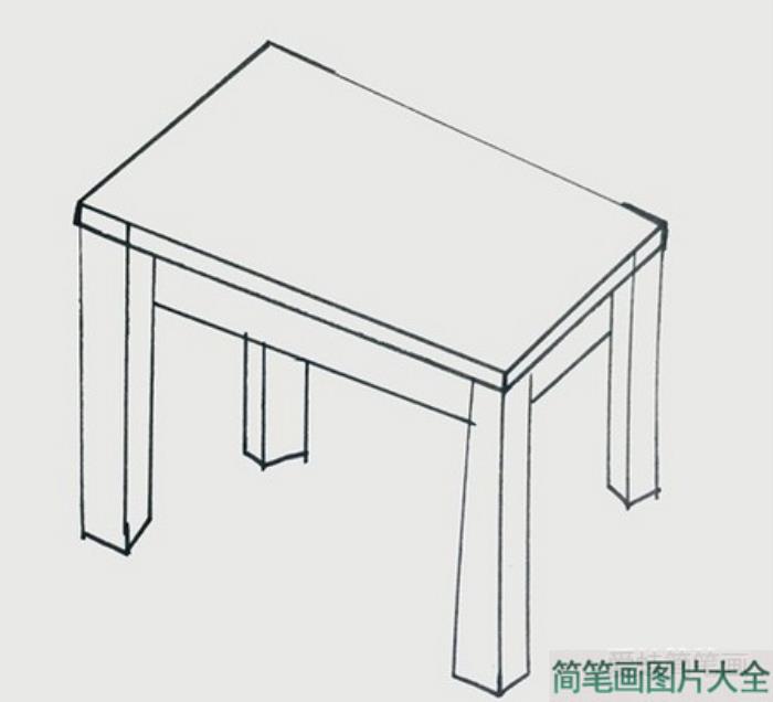 桌子简笔画  第3张