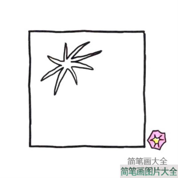 四步画出可爱简笔画_叭叭叭喇叭花