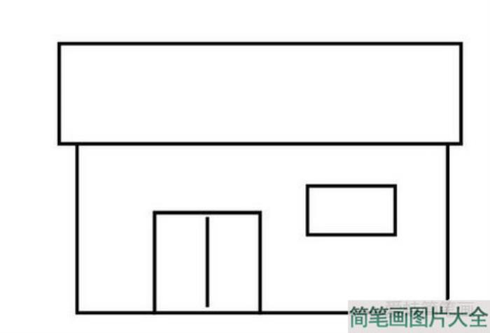 便利店简笔画  第1张