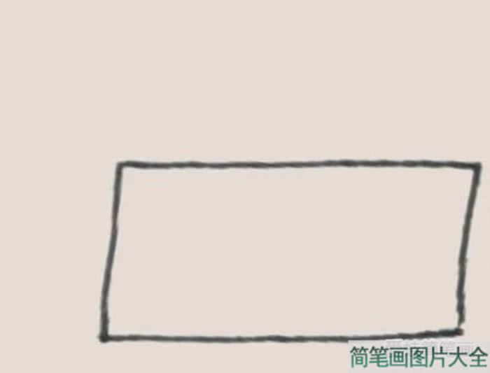 抽纸盒简笔画  第1张