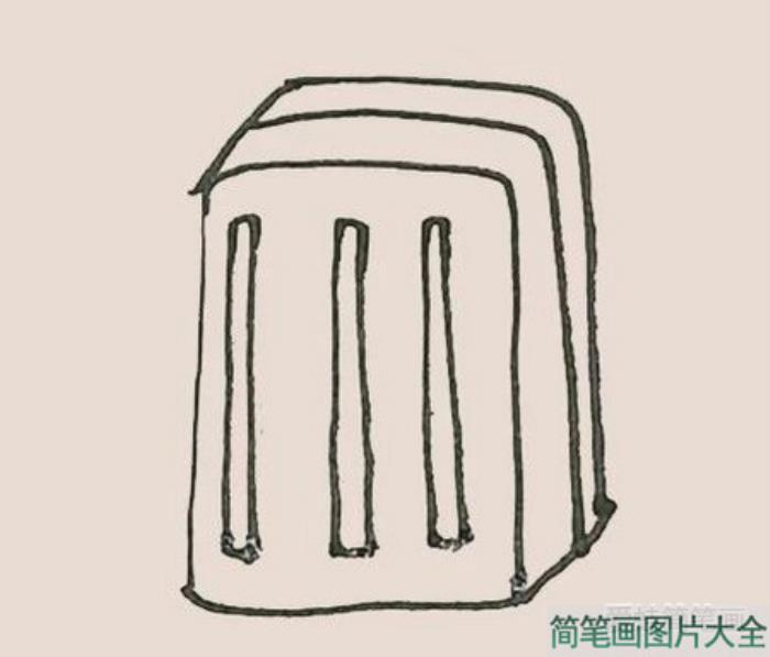 行李箱简笔画  第4张