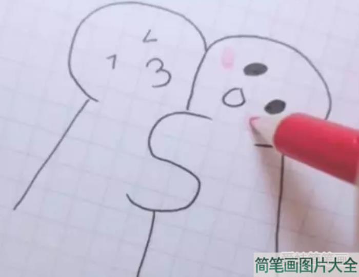 乖巧宝宝表情包简笔画  第6张