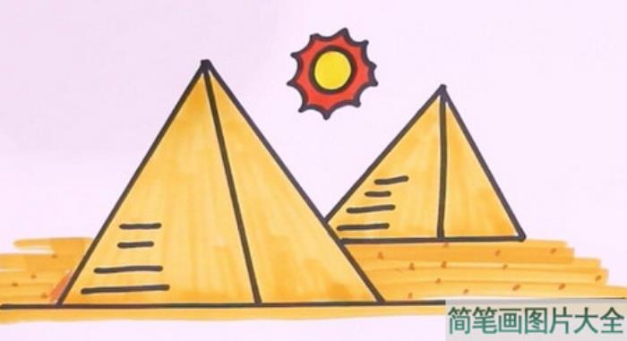 金字塔简笔画  第5张