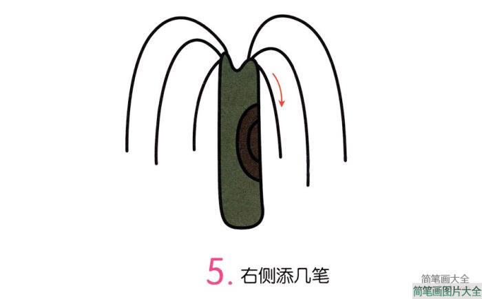 学画柳树  第5张