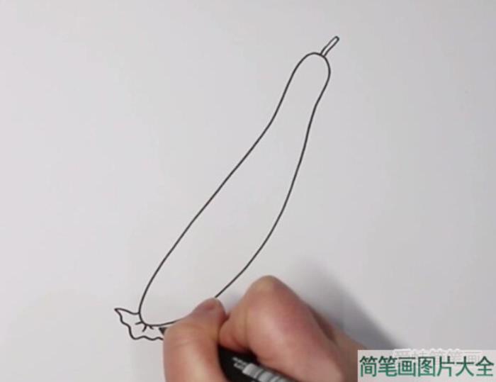 黄瓜简笔画