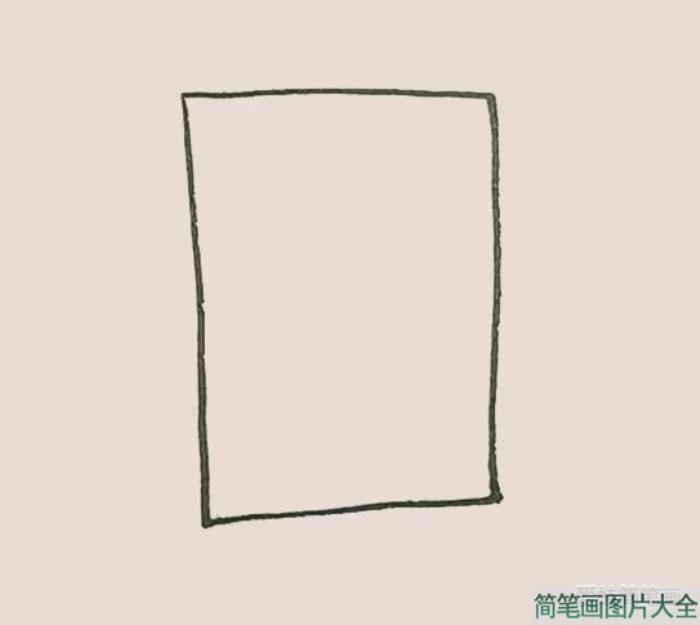 简笔画之牛仔  第1张