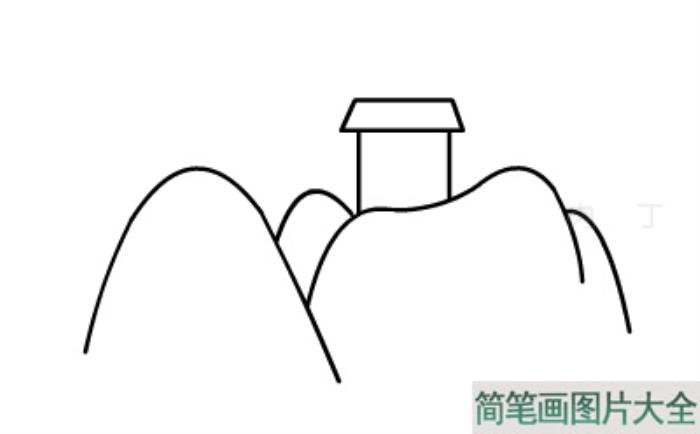 风景简笔画  第3张