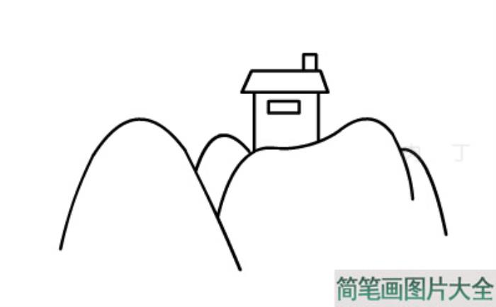 风景简笔画  第4张