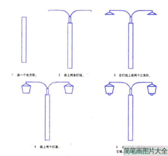 路灯简笔画  第1张