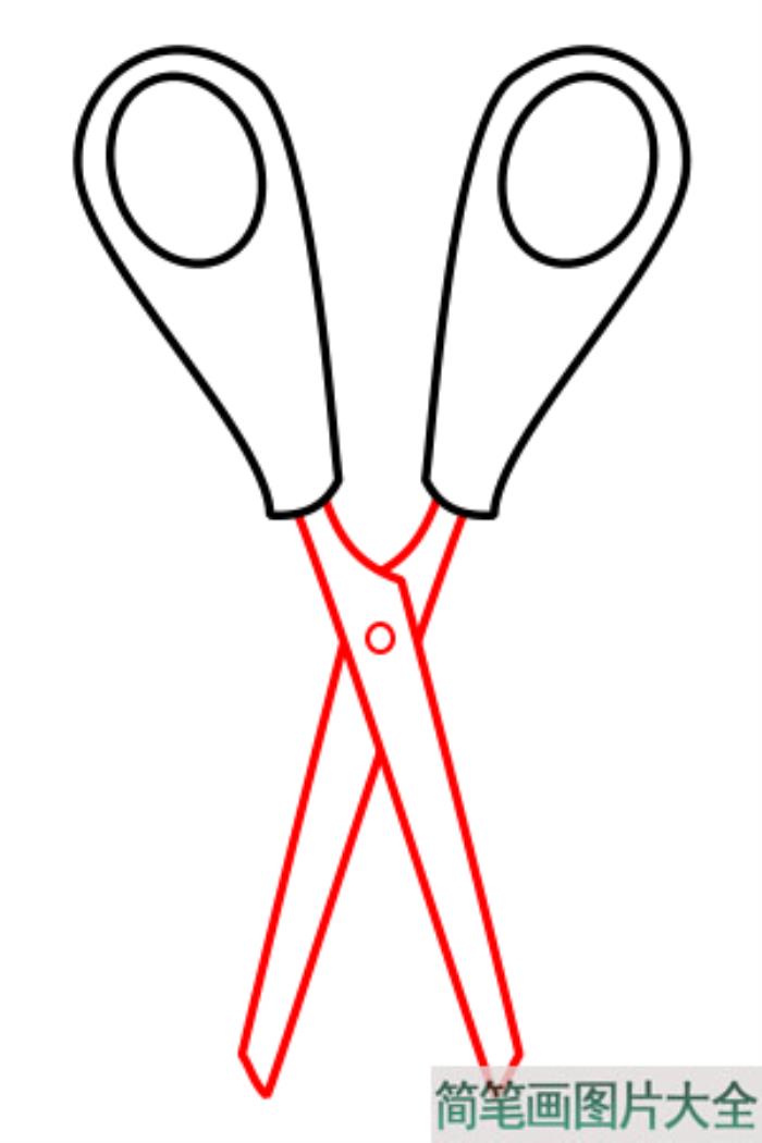 剪子简笔画  第1张