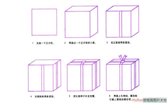 礼物简笔画  第1张