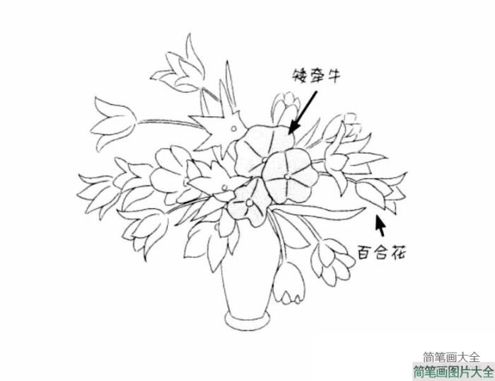 花瓶里的插花  第1张