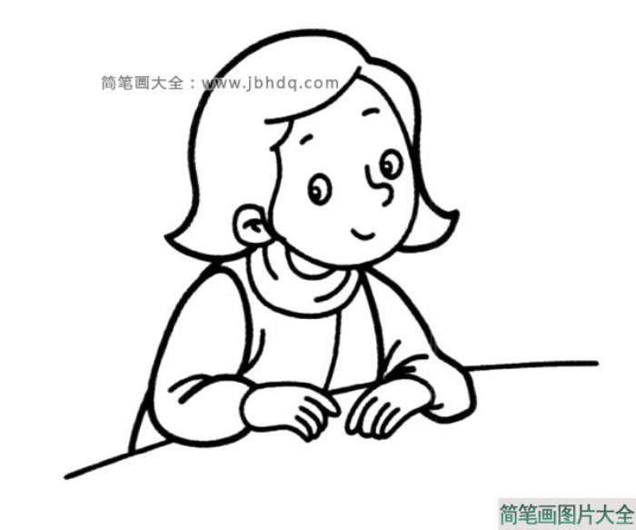 桌边的妈妈