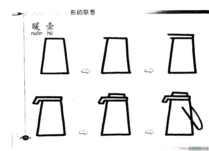 暖壶简笔画  第1张