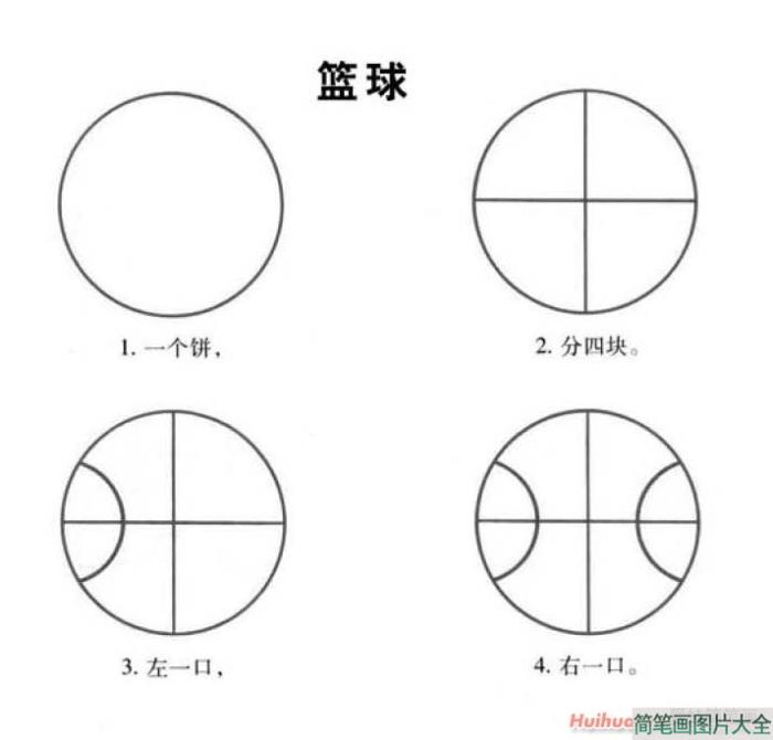 篮球简笔画