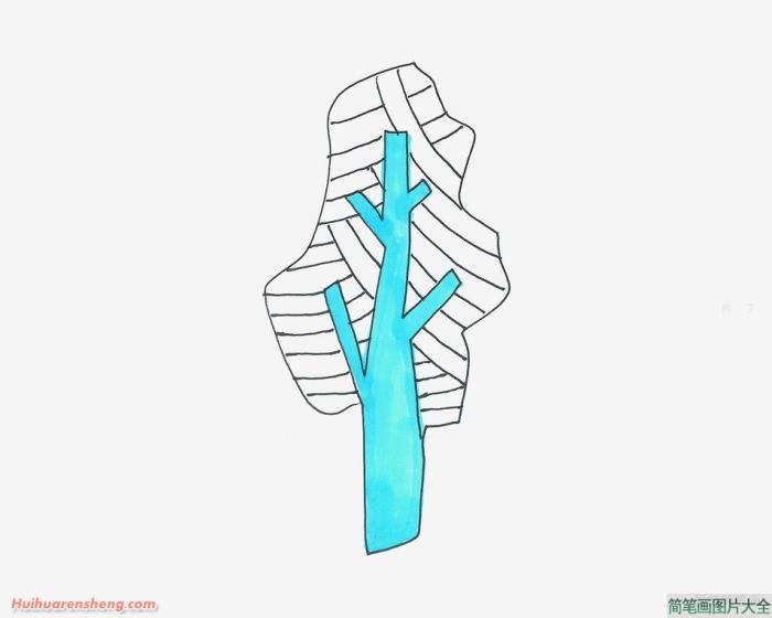 大树简笔画  第3张