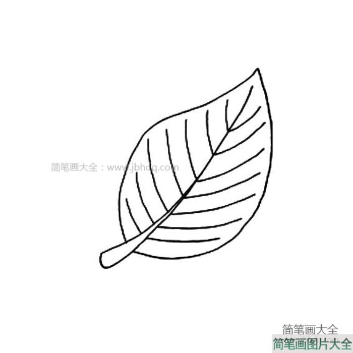 儿童树叶简笔画