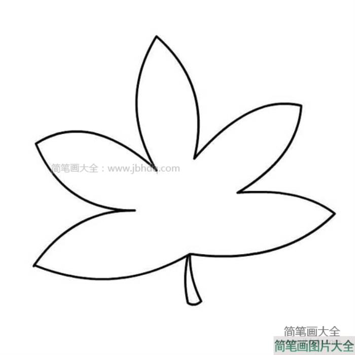 儿童树叶简笔画  第2张