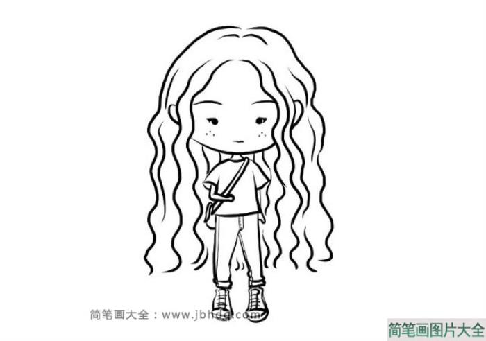 长头发的小女孩