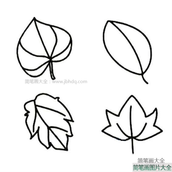 儿童树叶简笔画  第2张