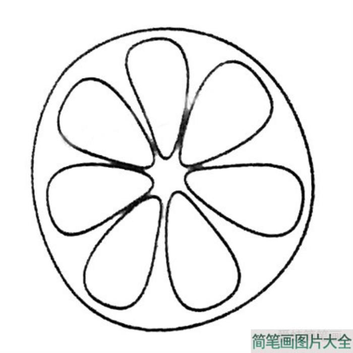 橘子简笔画  第3张