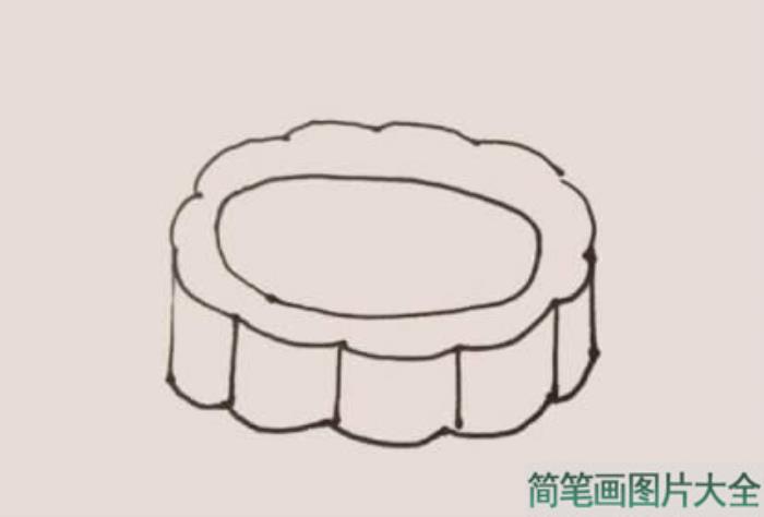 月饼简笔画  第4张