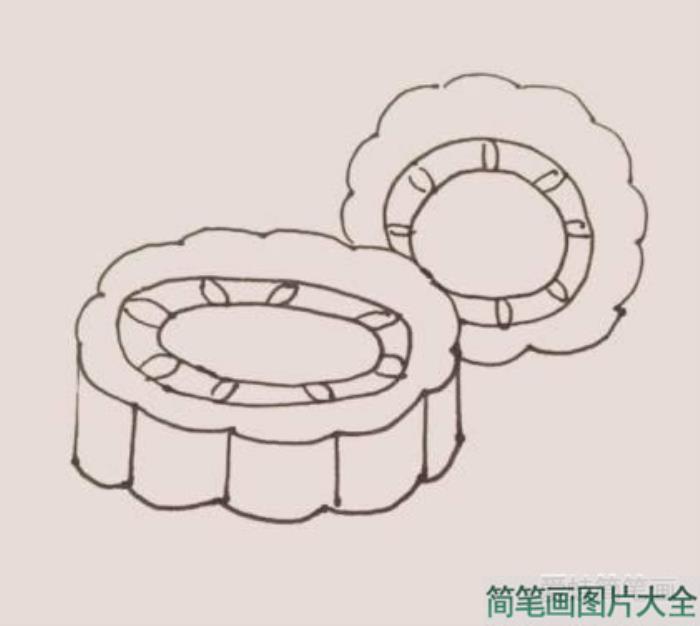 月饼简笔画  第7张