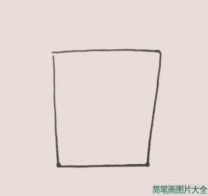 盒装牛奶简笔画  第1张