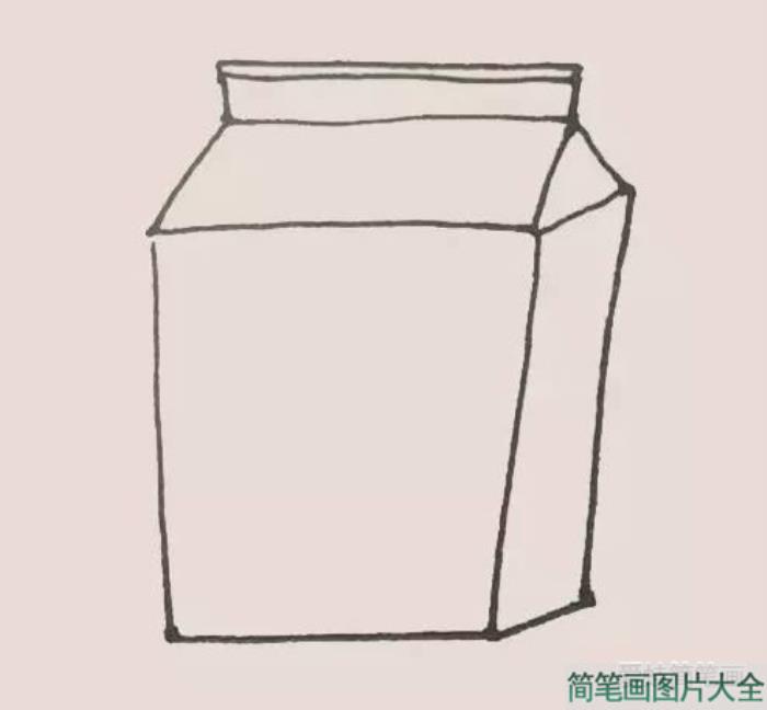 盒装牛奶简笔画  第4张