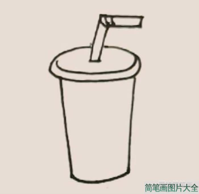 可乐杯简笔画  第4张