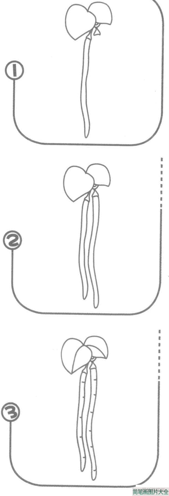 长豆角简笔画  第1张