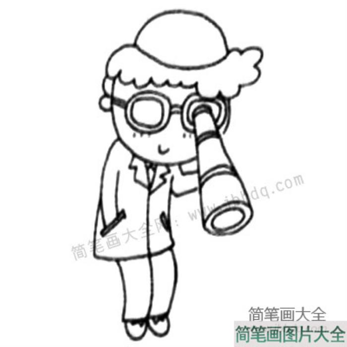 天文爱好者简笔画教程  第4张