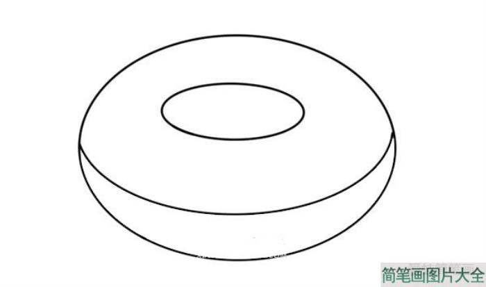 巧克力甜甜圈简笔画  第3张