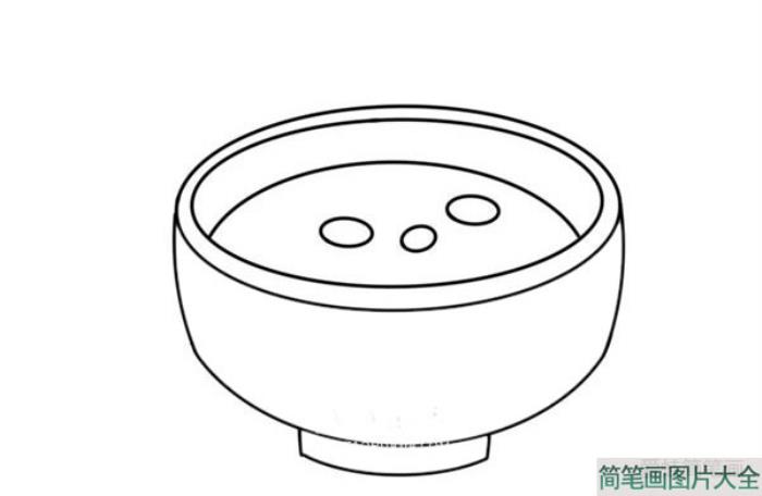 一碗粥简笔画  第4张