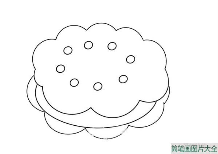 夹心饼干简笔画  第3张