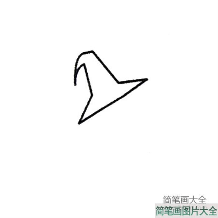 魔法师简笔画大全及画法步骤  第1张