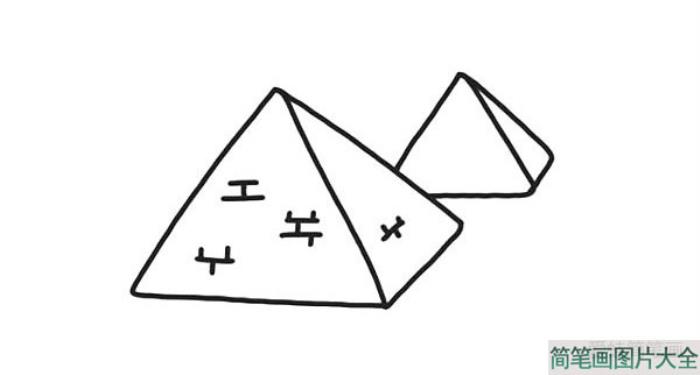 埃及金字塔简笔画  第4张