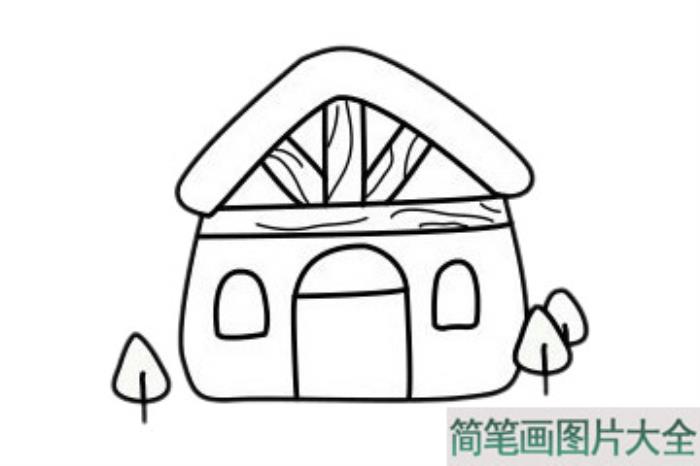 小木屋简笔画  第6张