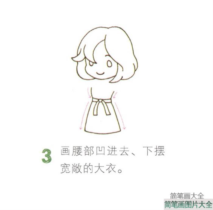 购物的小女孩简笔画  第3张