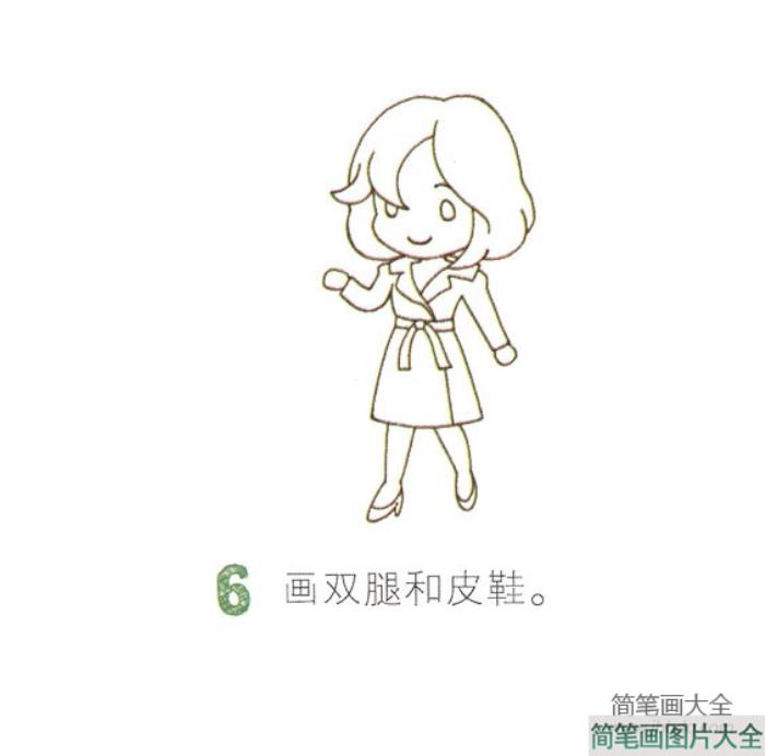 购物的小女孩简笔画  第6张