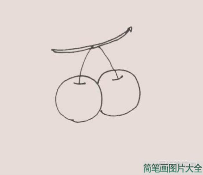 樱桃简笔画  第3张