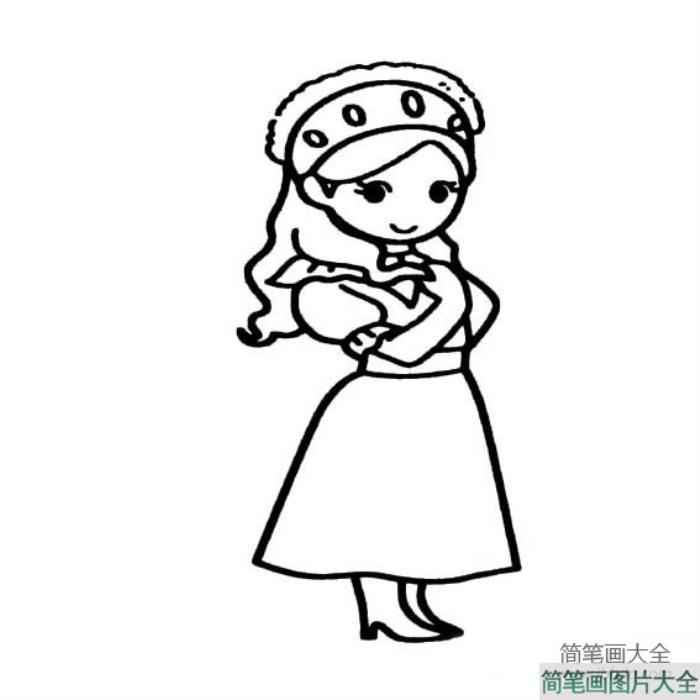 俄罗斯族少女