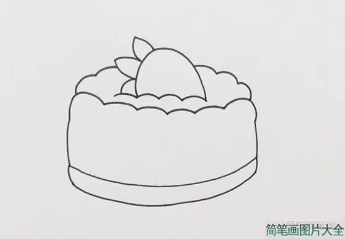 生日蛋糕简笔画  第2张