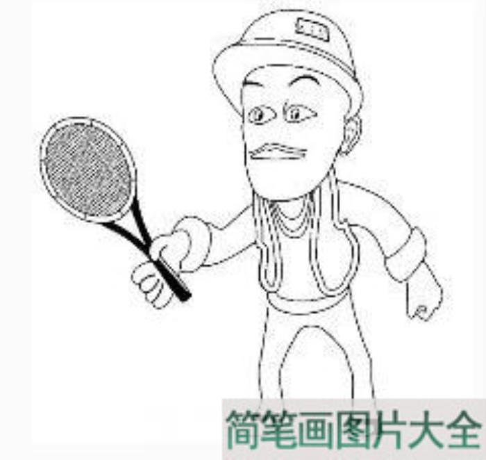 简笔画画光头强_光头强简笔画图片